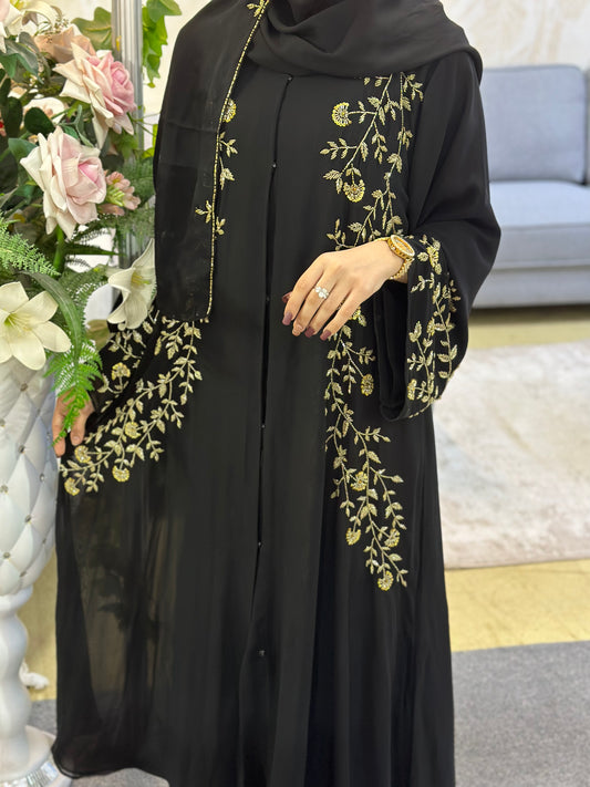 Chiffon abaya 